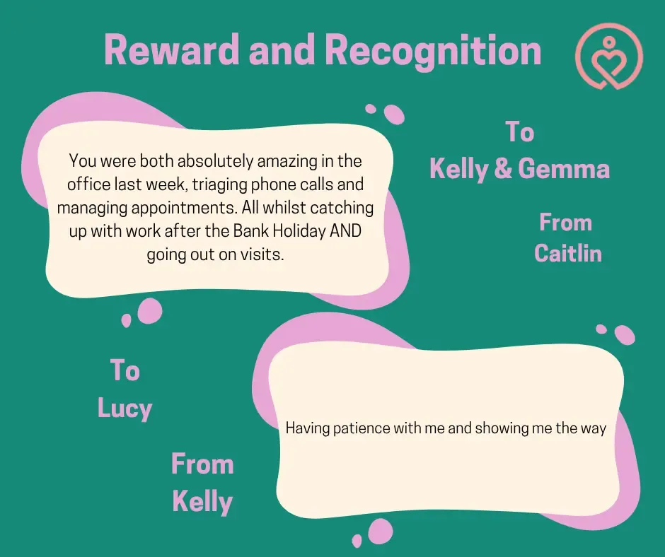 Reward & Recognition shout-outs from 13 April 2026