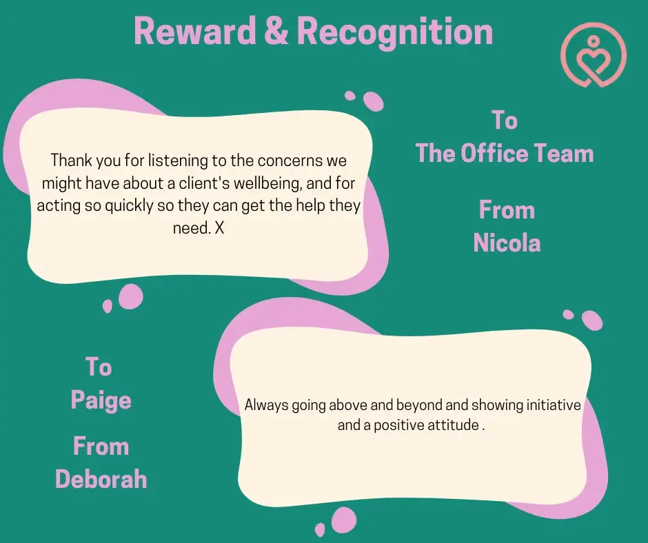 Reward & Recognition shout-outs from 18 February 2025