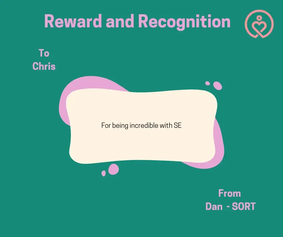 Reward & Recognition shout-outs from 10 August 2026