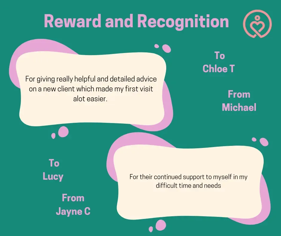 Reward & Recognition shout-outs from 1 June 2026
