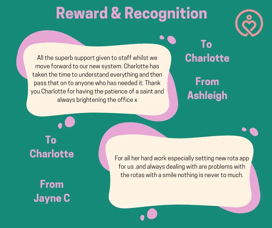 Reward & Recognition shout-outs from 4 April 2025