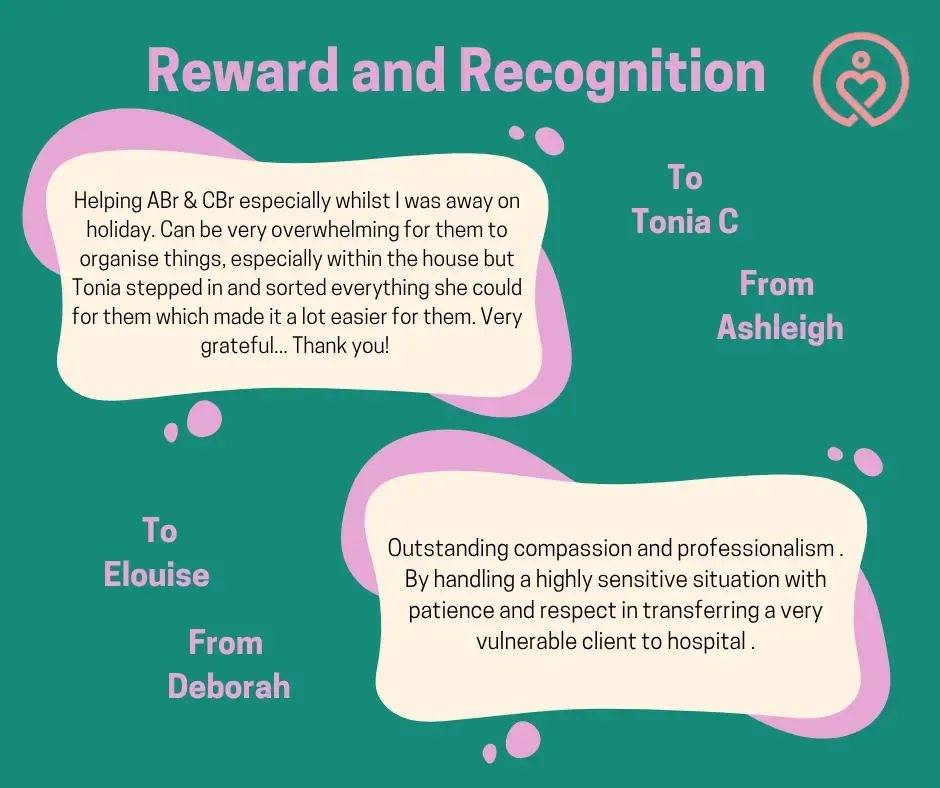Reward & Recognition shout-outs from 25 June 2026