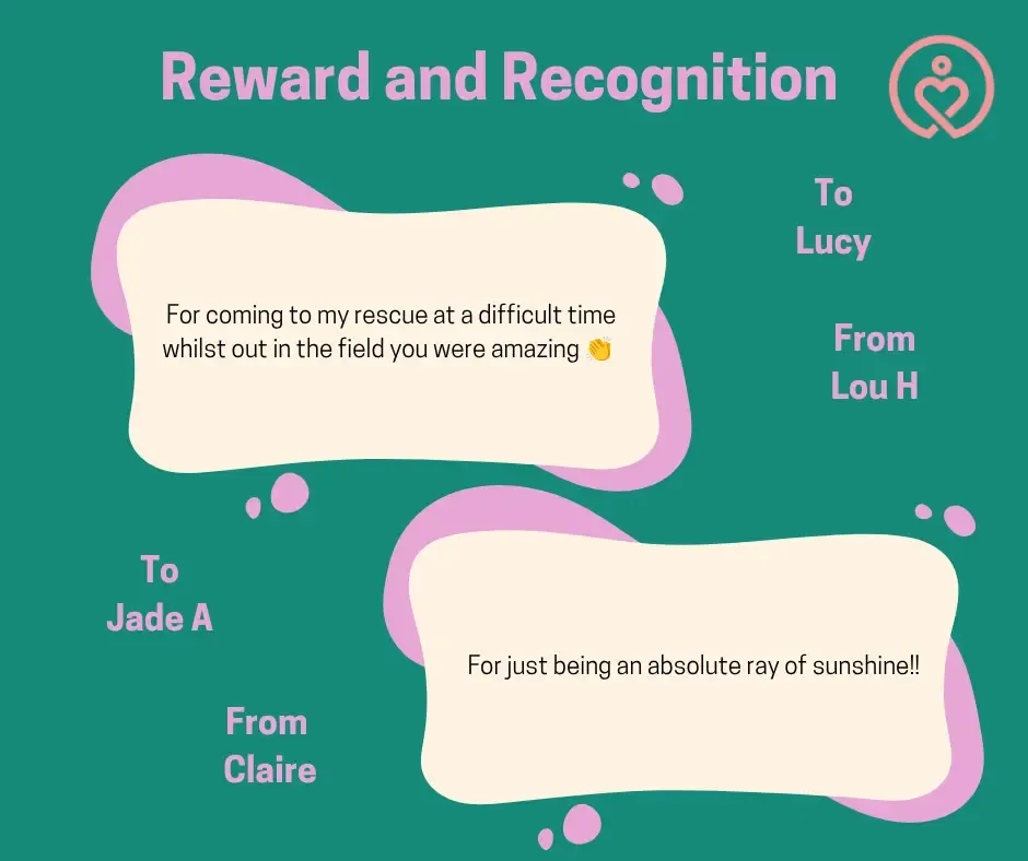 Reward & Recognition shout-outs from 17 September 2026