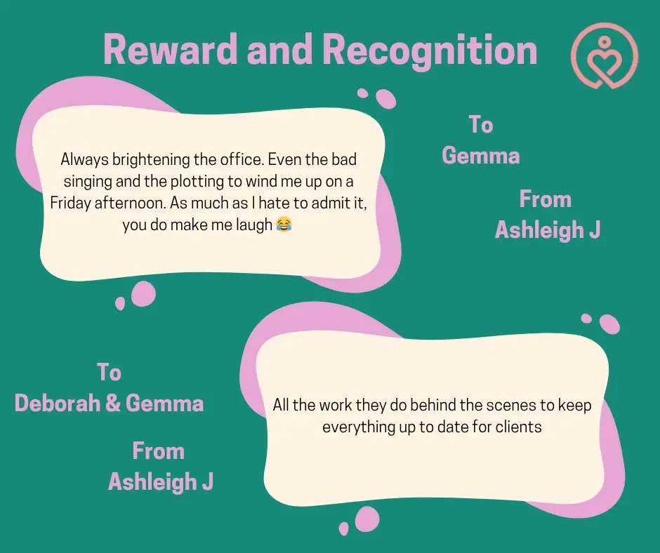 Reward & Recognition shout-outs from 11 June 2026