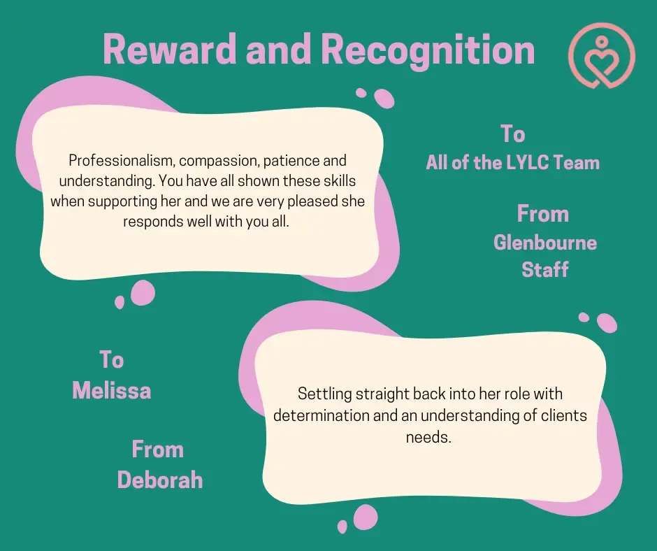Reward & Recognition shout-outs from 10 August 2026