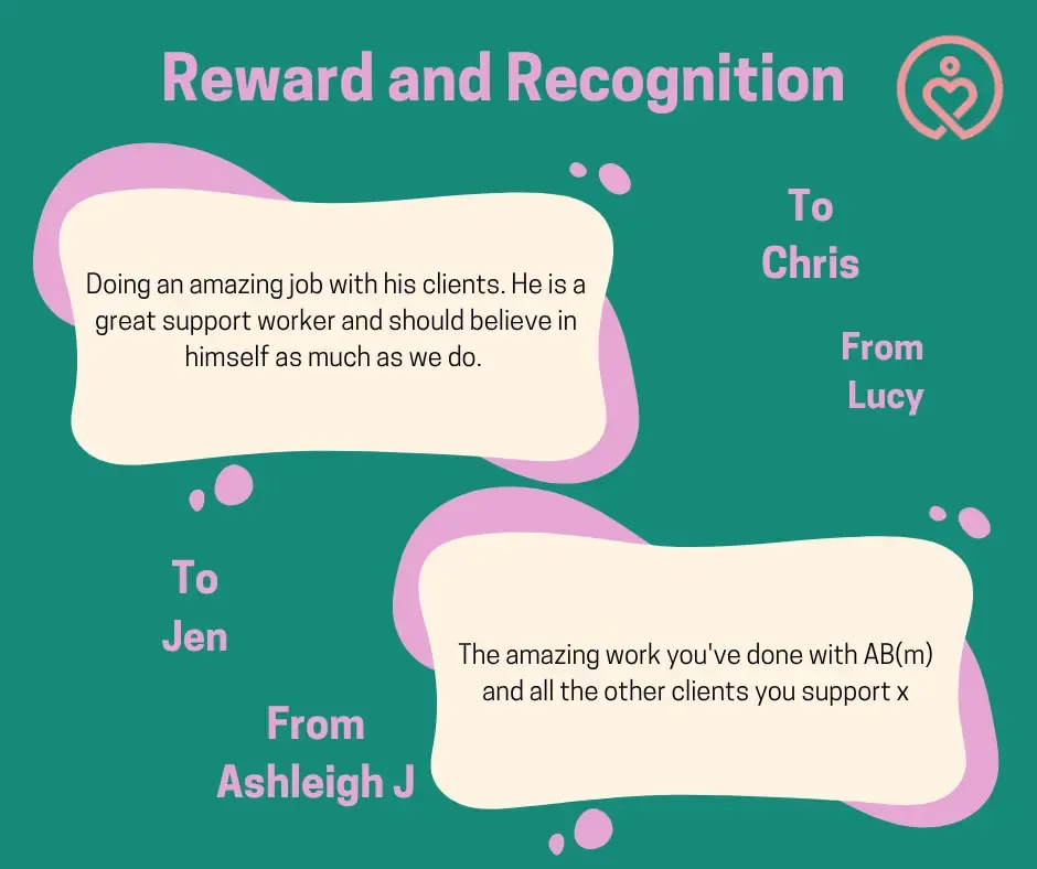 Reward & Recognition shout-outs from 9 April 2026