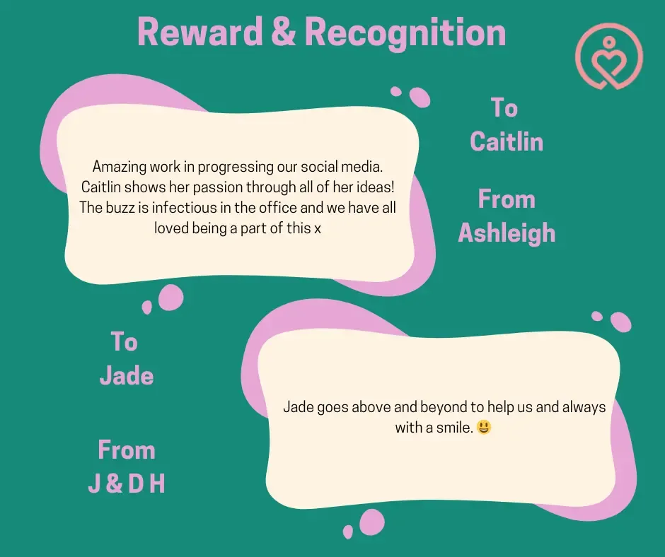 Reward & Recognition shout-outs from 4 April 2025
