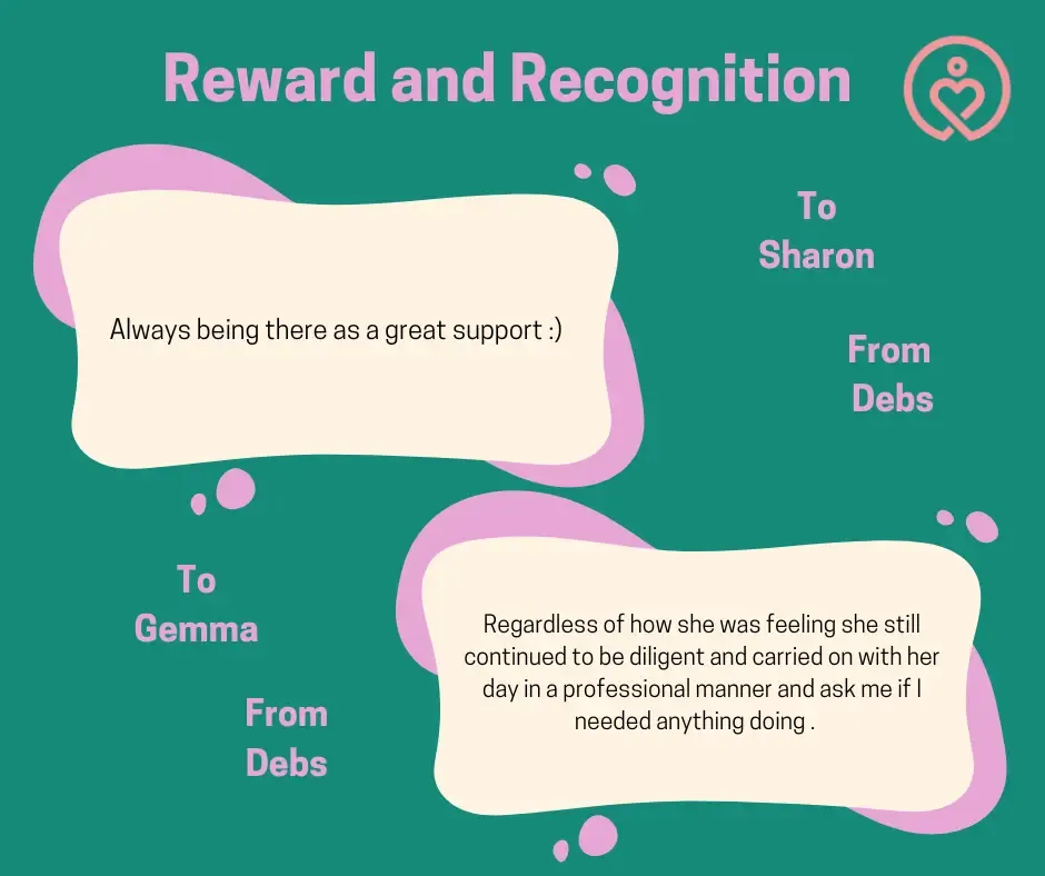 Reward & Recognition shout-outs from 1 May 2026