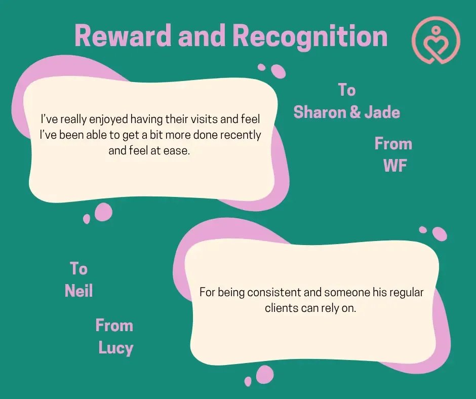 Reward & Recognition shout-outs from 11 June 2026