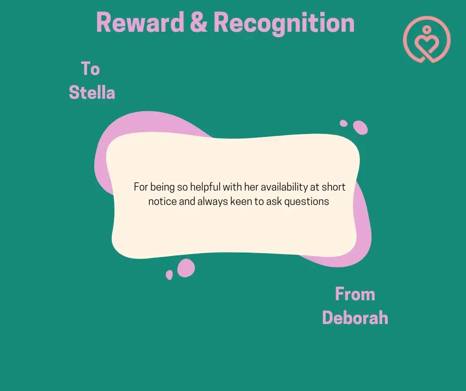 Reward & Recognition shout-outs from 22 April 2025
