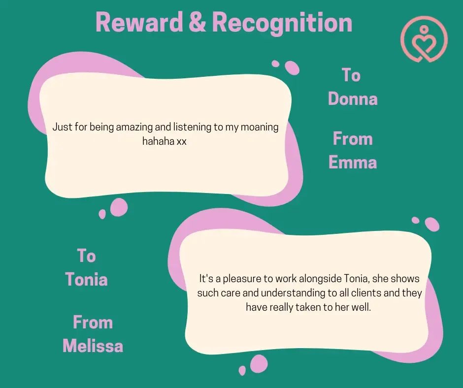 Reward & Recognition shout-outs from 14 May 2025