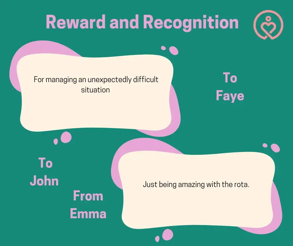 Reward & Recognition shout-outs from 6 November 2025