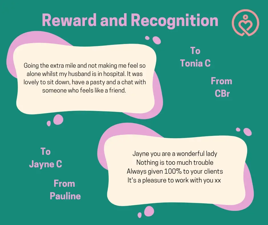 Reward & Recognition shout-outs from 25 June 2026